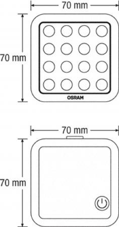 Osram 40013 Erweiterung f�r QOD LED-Anbauleuchte Addon 