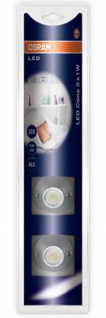 OSRAM LED Cone 2er Set, 2x1W LED Downlights in Kegel Form