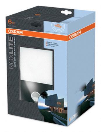 Osram NOXLITE� LED WALL Single Sensor 6W mit Bewegungs- und Helligkeitssensor