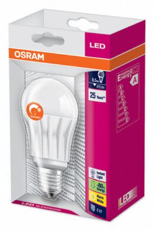 Osram 8W LED STAR Classic A 40 Warm Weiss 470 Lumen
