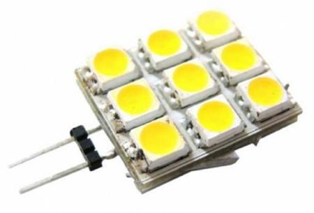9 HighPower SMD LED G4 Leuchtmittel Warmweiss