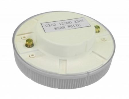 GX53 LED Einbauleuchte 12 SMD �75x25mm WW