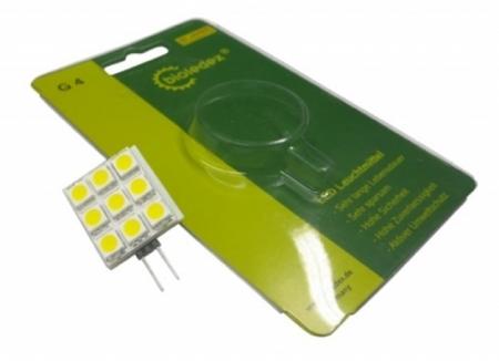 9 HighPower SMD LED G4 Leuchtmittel Warmweiss