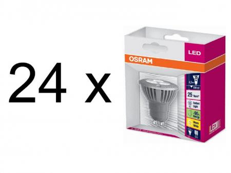 24 x OSRAM Superstar PAR16 35 25� GU10 Warmweiss wie 35W