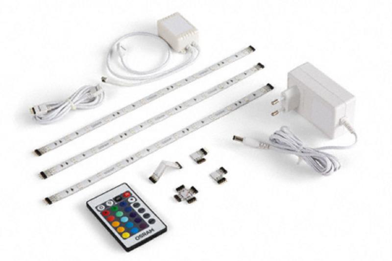 OSRAM 76123 LEDs DECO FLEX LED-Streifen Basis RGB Set 36W 4x1