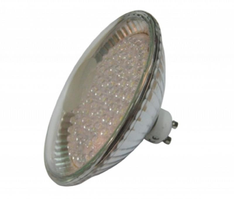 LED ES111 Leuchtmittel GU10 Strahler 80 LEDs &Oslash; 110mm Kalt Weiss