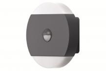 Osram NOXLITE� LED WALL 41018 ROUND Sensor GR Grau 12W mit Bewegungs- und Helligkeitssensor