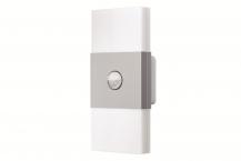 Osram NOXLITE� LED WALL 41040 Double SILBER Sensor 6W mit Bewegungs- und Helligkeitssensor