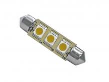 40 Lumen Autolampe 3 SMD LEDs 36-37mm 12V / 24V Soffitte