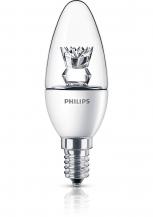 250 Lumen PHILIPS 4W LED Kerzenlampe Klar 2700K Warmweiss wie 25W Gl�hkerze