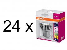 24 x OSRAM Superstar PAR16 50 25� 5 Watt GU10 warmwei� wie 50 Watt