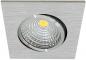 Preview: MOBILUX Schwenkbarer Einbaustrahler MOBiDIM COB SLIM DIM2WARM 8,5W 60°alu gebürstet