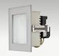 Preview: EVN 239514 Wandeinbauleuchte Aluminium G9 230 V AC dimmbar mit opaler Glasabdeckung 25 W für Innenbereiche Einbaumaße 78 x 71 x 65 mm
