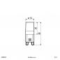 Preview: EVN G9 LED Leuchtmittel 23G90102
