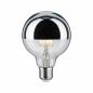 Preview: Paulmann 28673 LED G95 Kopfspiegel 600lm E27 2700K 6.5W silber dimmbar