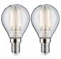 Preview: Paulmann 28857 Klare Filament E14 LED Tropfen 7W warmweiß