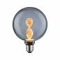 Preview: Paulmann 28882 Inner Glow Edition E27 LED Globe Helix  3,5W extra warmweiß Rauchglas