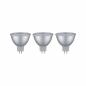 Preview: 3er Set Paulmann 28914 LED Reflektor GU5,3 modern 6W warmweiß Chrom