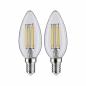 Preview: Paulmann 28916 Filament LED Kerze E14 modern 4,8W neutralweiß Matt