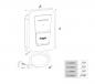 Preview: Hager witty plus XVL122CLM 22 kW Wallbox Typ 2 mit Lastmanagement