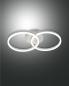 Preview: FABAS LUCE FAB-3508-22-102-01 Giotto LED Wandleuchte Smartluce Ø53/11cm 36W Warmweiß Weiß dimmbar