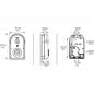 Preview: SCHNEIDER ELECTRIC EVB3S22N40FM EVlink Pro AC 22 kW Wallbox Typ 2 + Schuko MID NFC/RFID