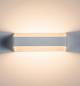 Preview: Dezente LED-Wandleuchte Bar Modern Art in Weiß aus Aluminium mit warmweißem Licht Paulmann 70790