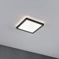 Preview: Paulmann 71014 LED Panel Atria Shine Backlight eckig 190x190mm modern neutralweiß Schwarz
