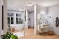 Preview: LED-Spiegellampe HomeSpa Luno mit WhiteSwitch-Funktion 39cm Aluminium Paulmann 78948