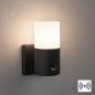Preview: Paulmann 94648 Zylindrische Wandleuchte Tubs mit Sensor IP44