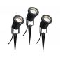 Preview: 3er-Set LED Special Line Garden Gartenspots Erdspießleuchten Paulmann 98897