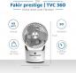 Preview: Fakir prestige TVC 360 Tischventilator weiß/schwarz