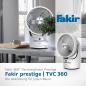 Preview: Fakir prestige TVC 360 Tischventilator weiß/schwarz