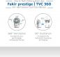 Preview: Fakir prestige TVC 360 Tischventilator weiß/schwarz