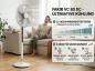 Preview: Fakir 6970009 Standventilator VC 80 DC weiß