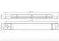 Preview: Radium DALI-Treiber OTDA4441 75W 200–350mA, DALI-2 DT6, Push-Dim, IP20