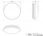 Preview: Radium LED Aufbauleuchte Essence SENSOR 24,5W 2050lm 3000/4000K CCT 120° Ø360mm IP54