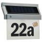 Preview: REV Ritter Solar Hausnummernleuchte mit LED 18x16x5cm, incl. Zahlen-/Buchstabensatz