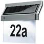 Preview: REV Ritter Solar Hausnummernleuchte mit LED 18x16x5cm, incl. Zahlen-/Buchstabensatz