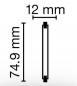 Preview: Radium RJH-TS 80W wie 100W 1385lm 2900K warmweiß R7s 80,3mm dimmbar – Art.-Nr. 22315971