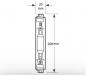 Preview: Radium HRI-TS 400W 35000lm 5500K Tageslicht Fc2 Halogenmetalldampflampe Quarzbrenner