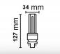 Preview: Radium LED Essence Duo RL-DUO13 840/G24D/G24Q EM LED-Kompaktlampe G24d/G24q 5W 4000K Neutralweiß KVG oder 230-V