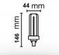 Preview: Radium LED Essence Trio/E RL-TRIO/E32 840/GX24q-3 HF LED-Kompaktlampe GX24q-3 16W 4000K Neutralweiß  EVG