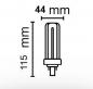 Preview: Radium LED EssenceTrio 7W wie 18W 850lm 4000K neutralweiß GX24d/GX24q 280° KVG 230V nicht dimmbar – Art.-Nr. 43620636