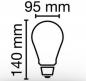Preview: Radium LED Star Globe 11W wie 100W 1521lm 2700K E27 Warmweiß 330° dimmbar matt