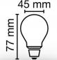 Preview: Radium LED Star Tropfenform matt 5,9W wie 60W 806lm 2700K warmweiß 300° dimmbar E27, Art.-Nr. 44120864
