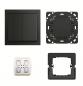 Preview: Busch-Jaeger 6716 UJ-885-500 Smart Switch Komplettset 4-fach Funk Zigbee schwarz matt future® linear 2CKA006710A0018