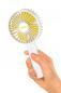 Preview: UNOLD 86620 Breezy II Handventilator weiß/gelb