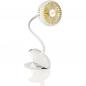 Preview: UNOLD Breezy Clipp 86680 Tischventilator weiß/gelb