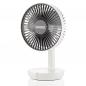 Preview: UNOLD 86710 Breezy 2-in-1 Akku-Tischventilator weiß/grau